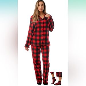 Micro Polar Pajama Set Size Large